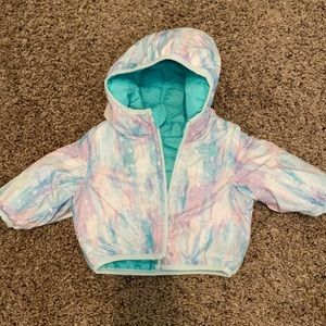 The north face jacket-girls size 0-3 months